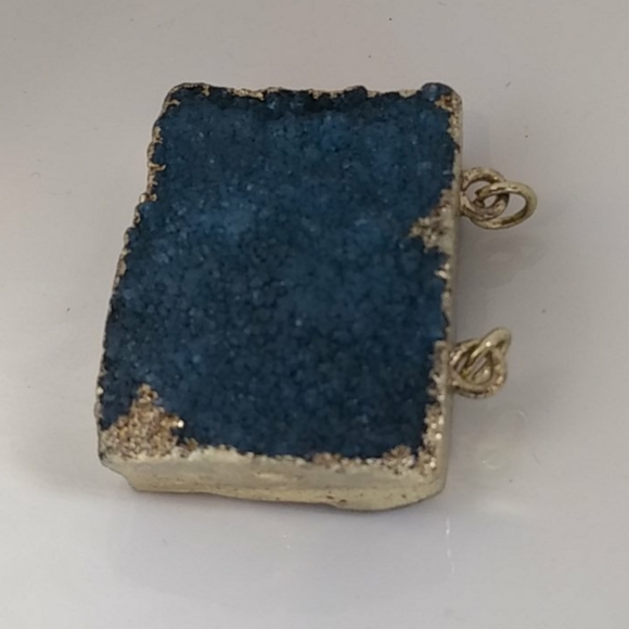 Druzy Raw Charm Pendant Jewelry Peice - Picture 5 of 8